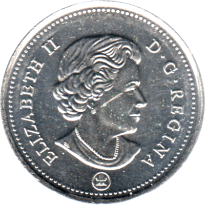 25 cents, 2014 Obverse