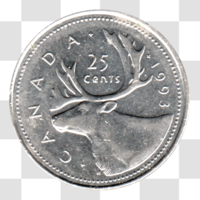 Preview 25 cents, 1993 reverse