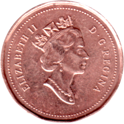 1 cent, 1994 Obverse