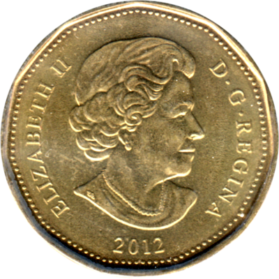 1 Dollar, 2012 Obverse