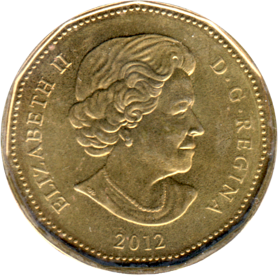 1 Dollar, 2012 Obverse