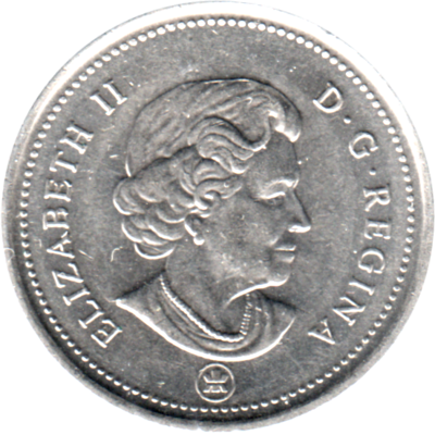 25 cents, 2008 Obverse