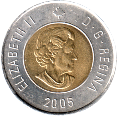 2 Dollars, 2005 Obverse