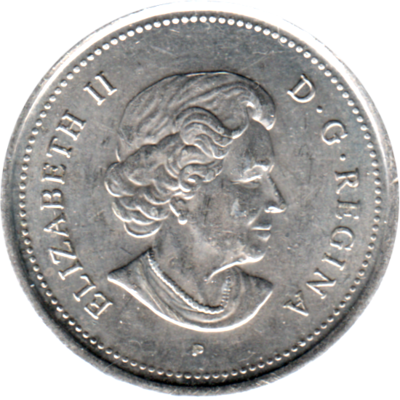 25 cents, 2005 Obverse
