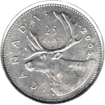25 cents, 2005 Reverse