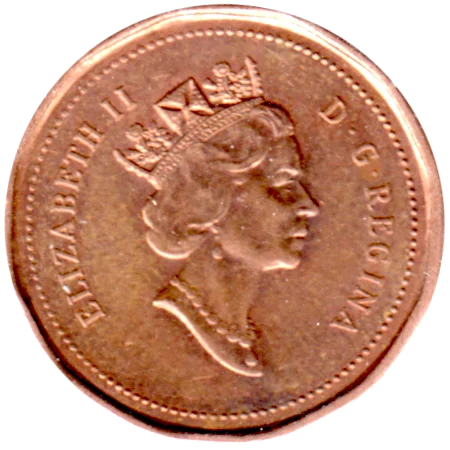 1 cent, 1992 Obverse