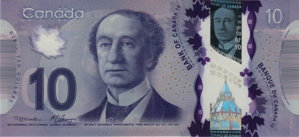 10 Dollars, 2013 Obverse