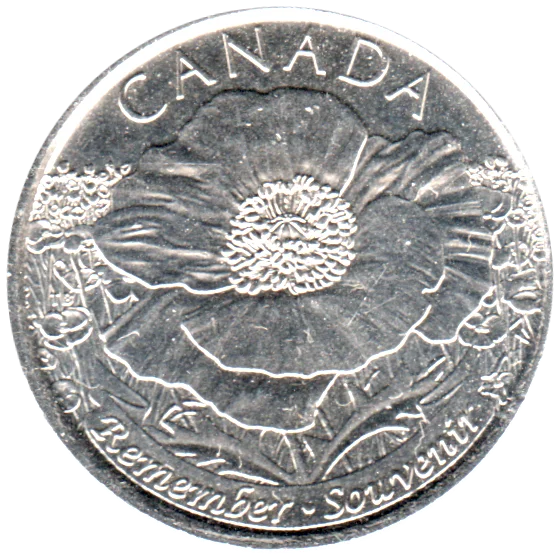 25 cents, 2015 Reverse