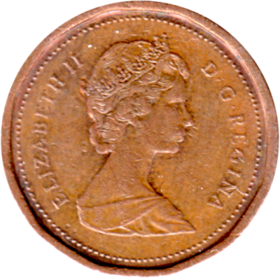 1 cent, 1984 Obverse