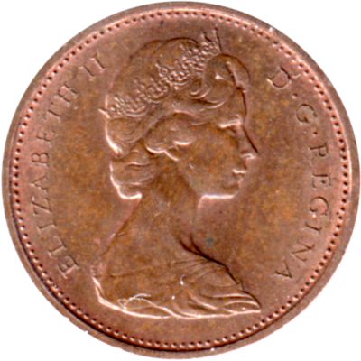 1 cent, 1969 Obverse
