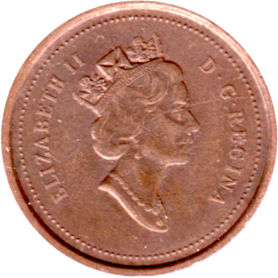 1 cent, 1998 Obverse