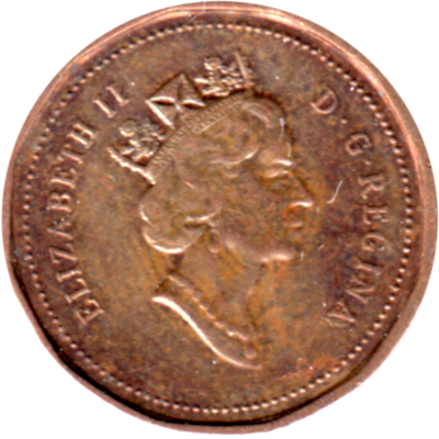 1 cent, 1993 Obverse