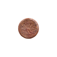 Preview 1 cent, 1993 reverse