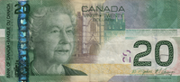 Preview 20 Dollars, 2008 obverse