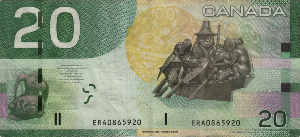 20 Dollars, 2008 Reverse