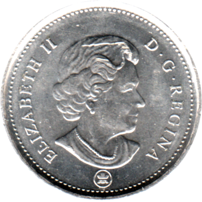 5 cents, 2008 Obverse