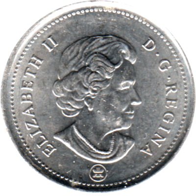25 cents, 2010 Obverse