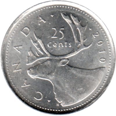 25 cents, 2010 Reverse