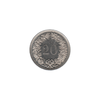Preview 20 Rappen, 1989 reverse