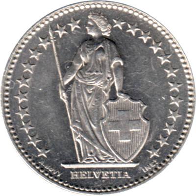2 Franks, 2012 Obverse