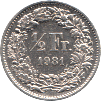 ½ Frank, 1981 Reverse