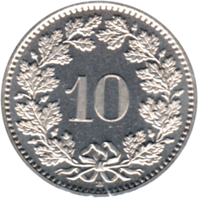 10 Rappen, 2015 Reverse