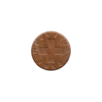 Preview 2 Rappen, 1958 obverse