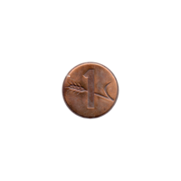 Preview 1 Rappen, 1970 reverse
