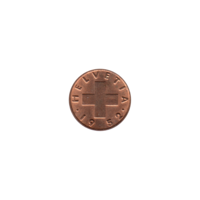 Preview 1 Rappen, 1952 obverse