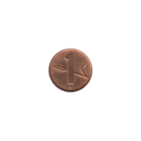 Preview 1 Rappen, 1952 reverse