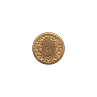 Preview 5 Rappen, 1992 reverse