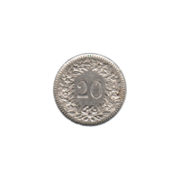 Preview 20 Rappen, 1975 reverse