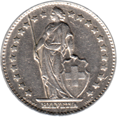 1 Frank, 1977 Obverse