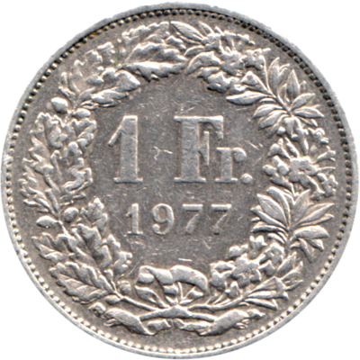 1 Frank, 1977 Reverse