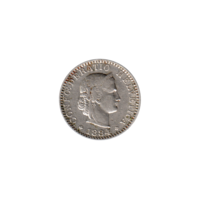 Preview 20 Rappen, 1884 obverse