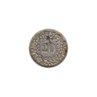 Preview 20 Rappen, 1884 reverse