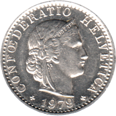 20 Rappen, 1979 Obverse