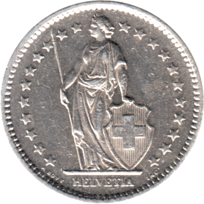 2 Franks, 1982 Obverse