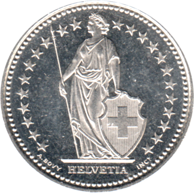 1 Frank, 2020 Obverse