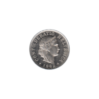 Preview 20 Rappen, 1988 obverse