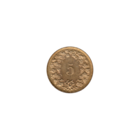 Preview 5 Rappen, 1990 reverse