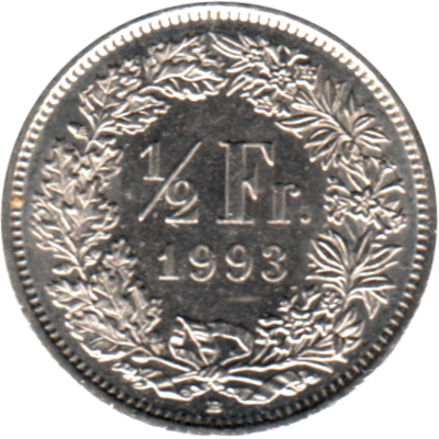 ½ Frank, 1993 Reverse