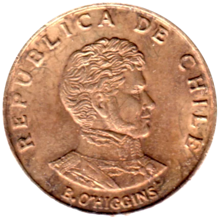 10 centésimos, 1971 Obverse