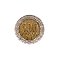 Preview 500 Pesos, 2003 reverse