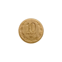 Preview 10 Pesos, 1994 reverse