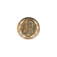 Preview 10 Pesos, 2007 reverse