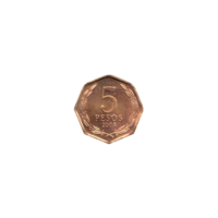 Preview 5 Pesos, 2008 reverse