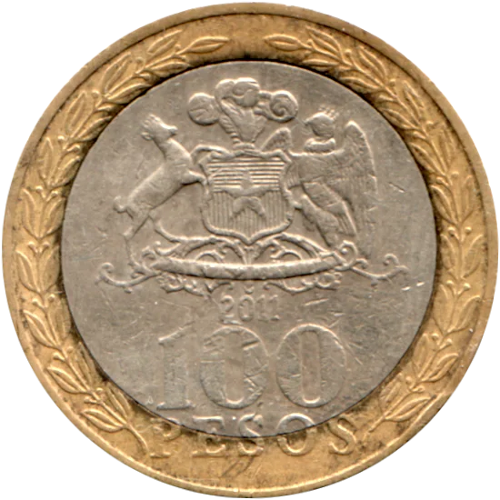 100 Pesos, 2011 Reverse