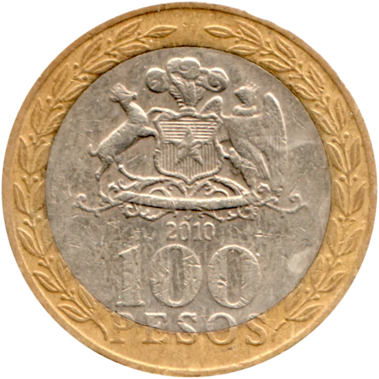 100 Pesos, 2010 Reverse