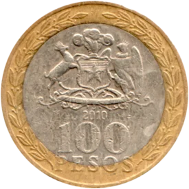 Preview 100 Pesos, 2010 reverse